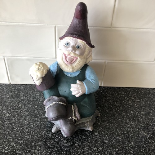 Vintage gnome drinking stein - gnome,