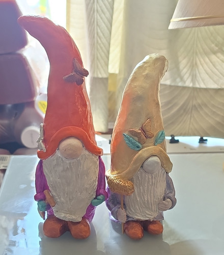 Pair decorative gnome - of,