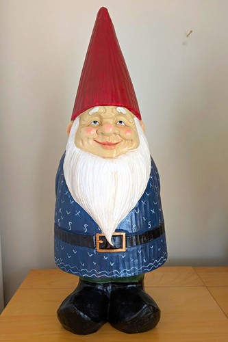 Large hand carved wooden - hand,