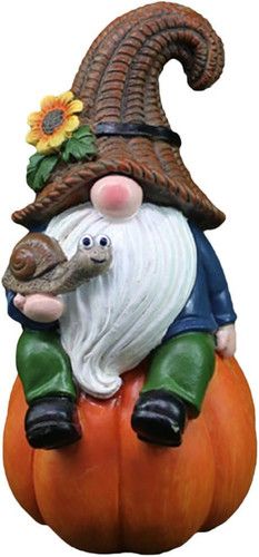 Garden gnome figurine - garden, sitting