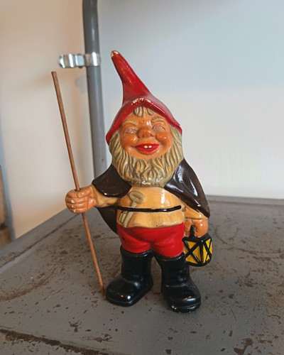 Vintage garden gnome - garden,