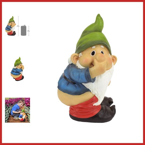 Funny stinky gnome statue for - gnome,