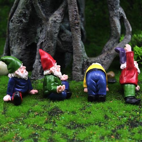 Resin garden gnome figurines - resin,