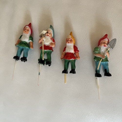 Vtg plastic garden gnome - 4,
