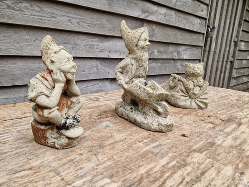 Gnome elf kitten trio - gnome,, of