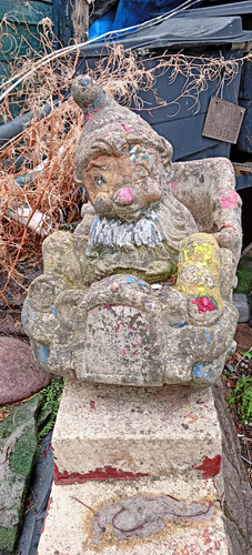 1960s vintage stone garden - 1960s,