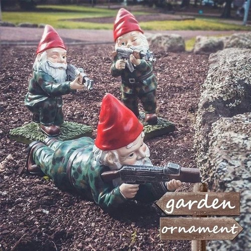 3pcs garden gnomes - garden,