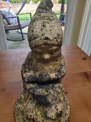 Vintage garden gnome - garden, statue