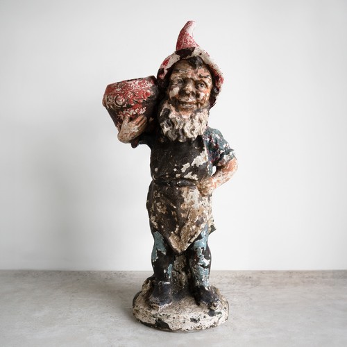 Large antique german - large, painted