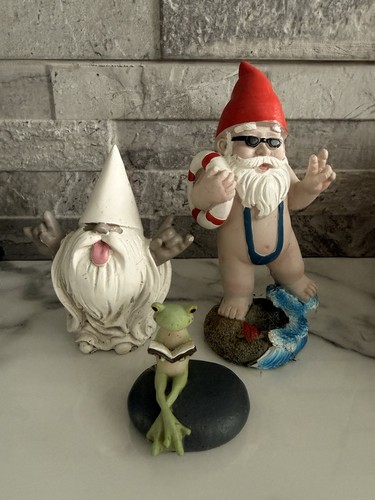 Three small garden - three,