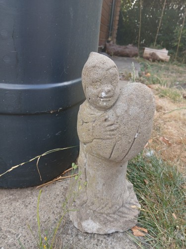 Concrete garden gnome - garden,
