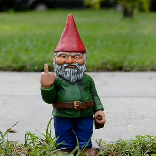2pack garden gnome naughty - garden,