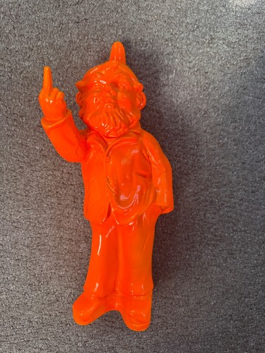 Neon orange funny middle