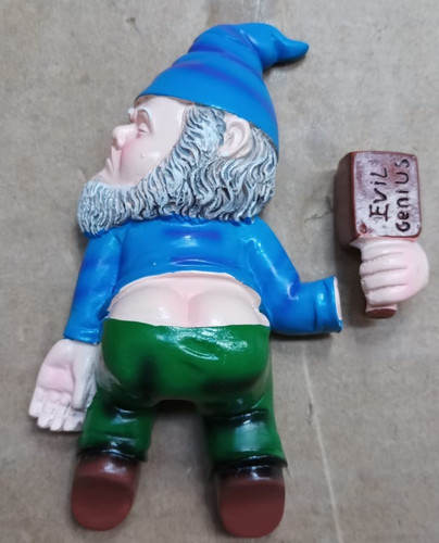 Drunk garden gnome statue - drunk,