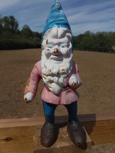 Antique painted cast - antique,