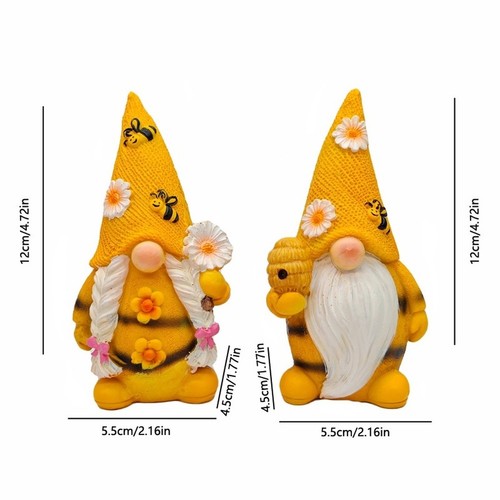 Resin garden gnome harvest - gnome,