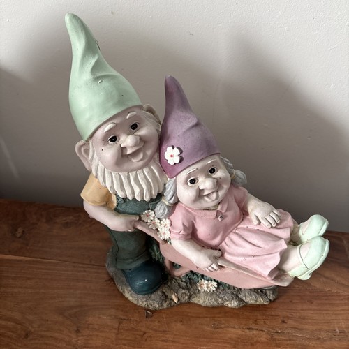 Garden gnomes man - gnomes, woman