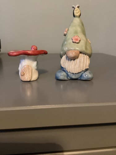 Gnome ornament with - , mushroom