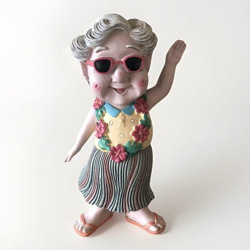 Garden gnome dancing grandma - dancing,
