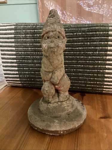 1920 garden gnome - gnome, sitting